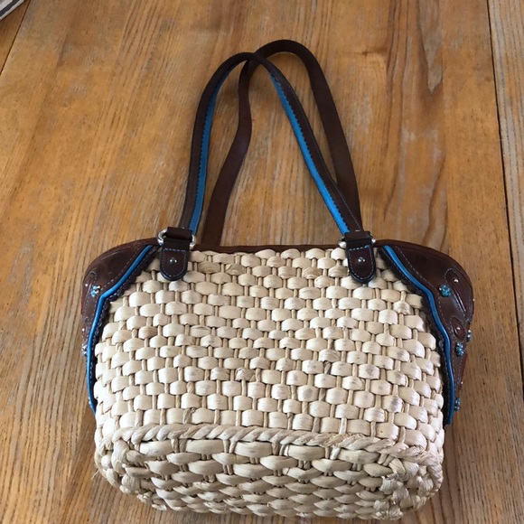 Brighton Straw Bag. - Picture 2 of 7